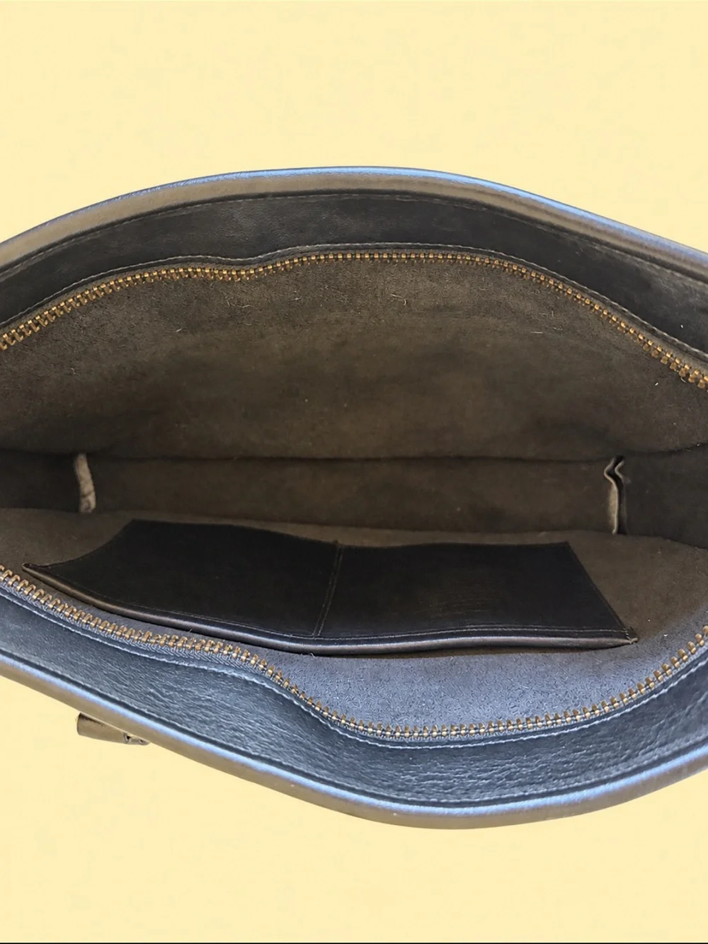 Vintage Coach 5300 Black Leather Briefcase Made in USA 1994 EUC!
